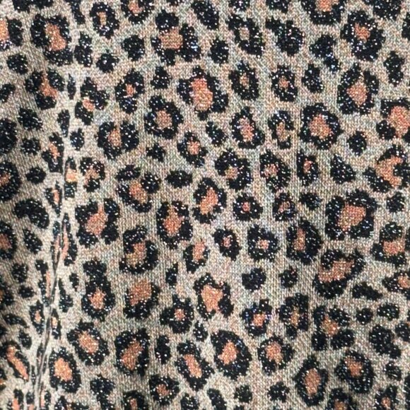 Like new! By Anthropologie Leopard Print Three-Quarter Sleeve Sweater Si… - Picture 6 of 12